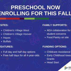 Davenport Community School District Registering For Preschool