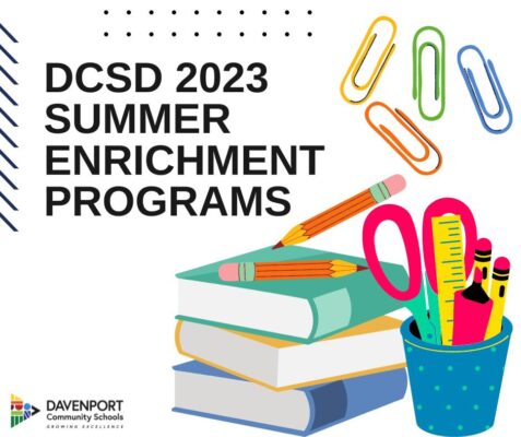 Davenport Schools Summer Enrichment Programs Starting Up Soon
