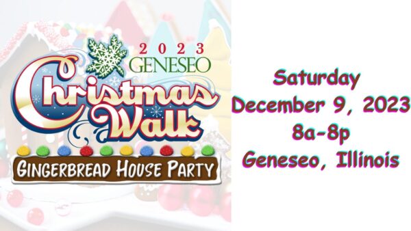 Geneseo Christmas Walk Presents Gingerbread House Party Saturday