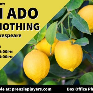 Prenzie Players Presents 'Much Ado About Nothing' Today