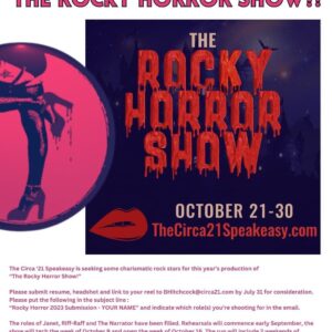 Star in “The Rocky Horror Show” This Fall