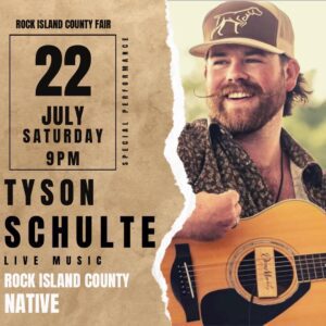 Tyson Schulte Headlines Rock Island County Fair July 22