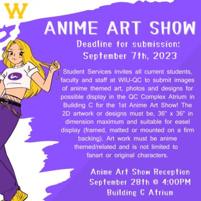 Western Illinois University Quad-Cities to Host First Annual Anime Art Show