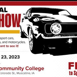 Muscatine Community College’s 1st Car Show Coming September 23!