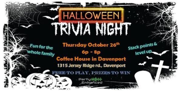 Halloween Trivia Night Slated for October 26!