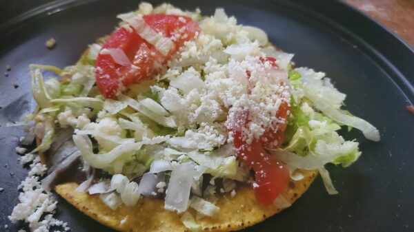 Leo Says The Bean Tostada At Davenport's MI Oaxaca Is Amazing