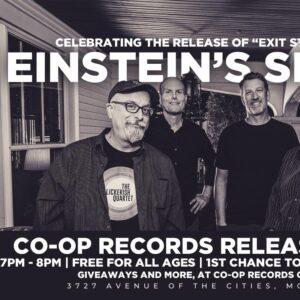 Einstein’s Sister Rocks Co-Op Records October 19