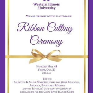 Western Illinois University Seymour Gift Unveiling Oct. 27