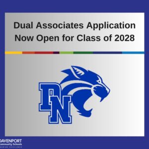 Dual Enrollment Application For Davenport North High School Coming Up Dec. 1