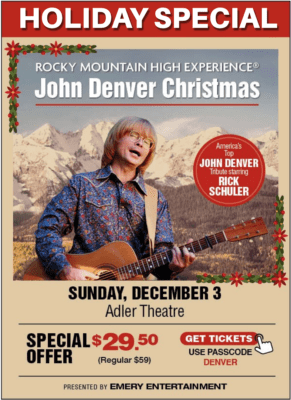 John Denver Tribute Rick Schuler Bringing Rocky Mountain High To Iowa's Adler Theatre