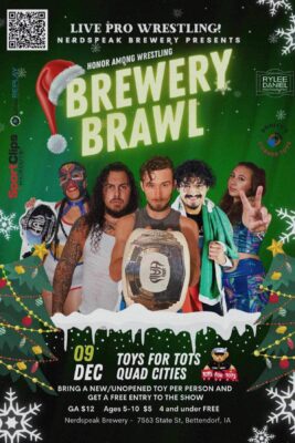 Brewery Brawl Slams Together Beer, Pro Wrestling, And A Great Cause At Iowa's Nerdspeak