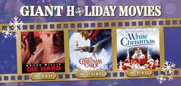 Holiday Movies Hit Putnam’s GIANT Screen TONIGHT!