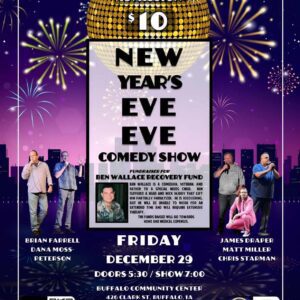 Special Comedy Show Comes to Buffalo December 29