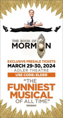 'Book Of Mormon' Coming To Davenport's Adler Theatre