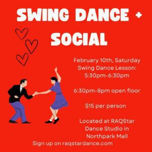 Swing Dance Social Slated for February 10