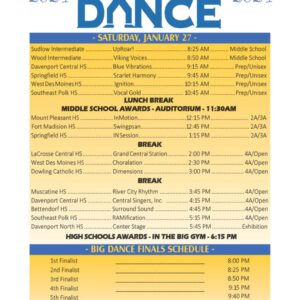 Davenport North High School Hosting Big Dance Show Choir Competition