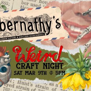 Get Weird at Abernathy’s March 9