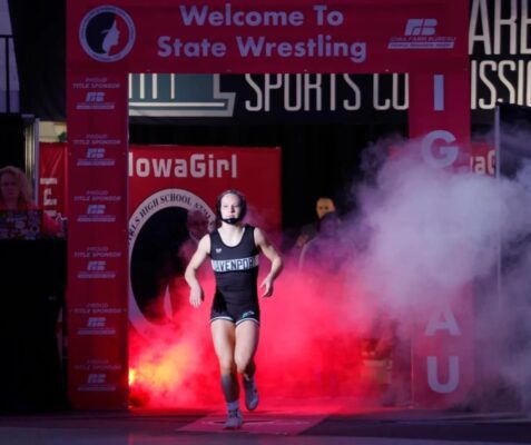 Davenport North's Greta Brus Finishes Second In Iowa Girls Wrestling Championships