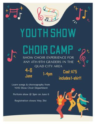 Davenport North Show Choir Camp Coming Up In June