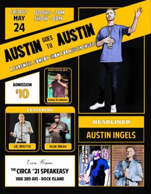 Laugh With Austin Goes To Austin At Rock Island's Circa '21 Speakeasy