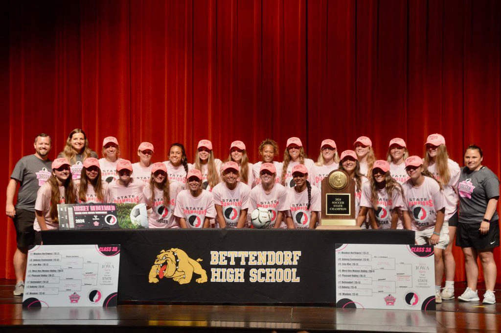 Bettendorf High School Girls Win State Soccer Title