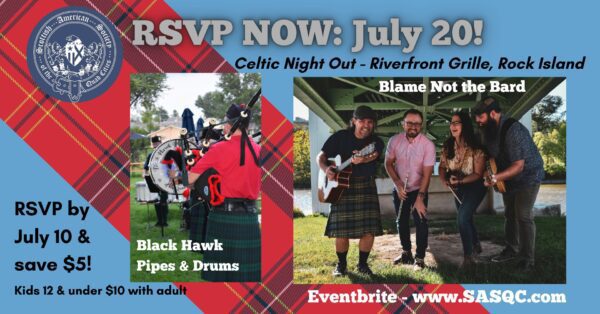 Have Some Irish Fun With Celtic Night Out In Rock Island Tonight