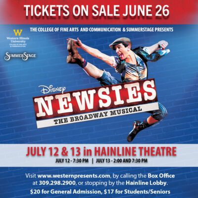 'Newsies' comes to SummerStage at Western Illinois University July 12-13