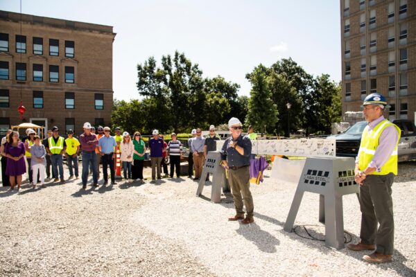 Western Illinois University's Goldfarb Center Topping Out Celebrated