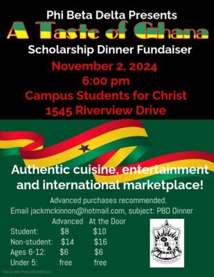 A Taste of Ghana to Highlight Western Illinois Scholarship Fundraiser Nov. 2