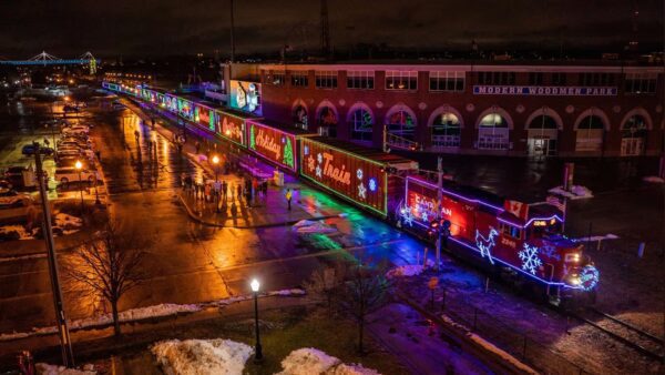 Canadian Pacific Holiday Train with KT Tunstall Makes Its Stop In Downtown Davenport Tonight