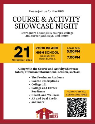 Rock Island Holding Course And Activity Showcase Night Nov. 21