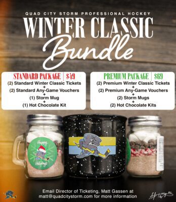 Quad City Storm Winter Classic Holiday Bundle On Sale Now