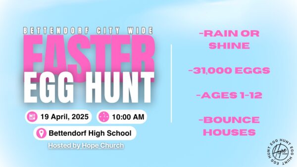 City Of Bettendorf Easter Egg Hunt Rolls In This Morning