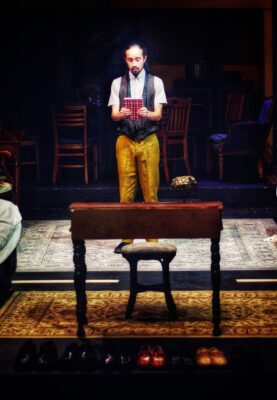 Esteban Lopez plays the father, Otto Frank.