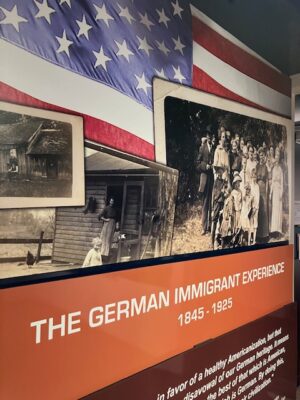 The permanent "German Immigrant Experience: 1845-1925" was recently updated and expanded, its first main overhaul since opening on the third floor in 2009 (photo by Jonathan Turner).