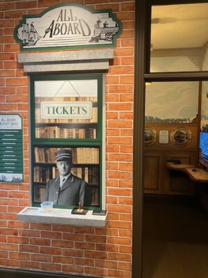 The nearby "All Aboard" children's area was installed in fall of 2024 (photo by Jonathan Turner).