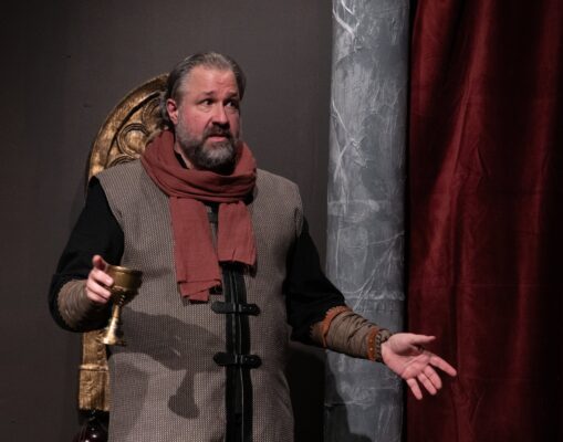 Jeremy Mahr as King Henry II of England in the new BBT production, set in 12th-century France.