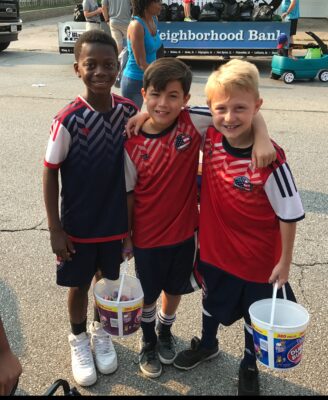 Lawson Zulu, Jonas Cortez, and Jackson Leary during their time at Mid America Premier Soccer.