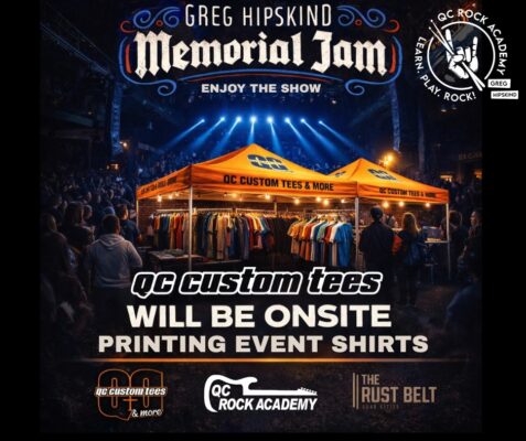 The Greg Hipskind Memorial Jam on Saturday, Feb. 14, at The Rust Belt, will feature merchandise, silent auction and raffles to benefit the Hipskind family. Admission to the event is free.