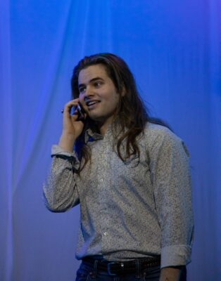 Evan Gagliardo in "word play."