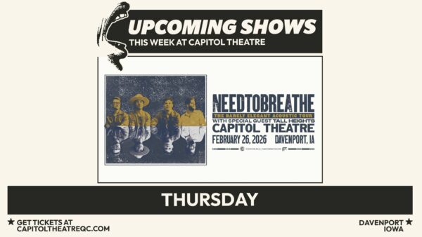 Need To Breathe Coming To Davenport's Capitol Theatre Feb. 26