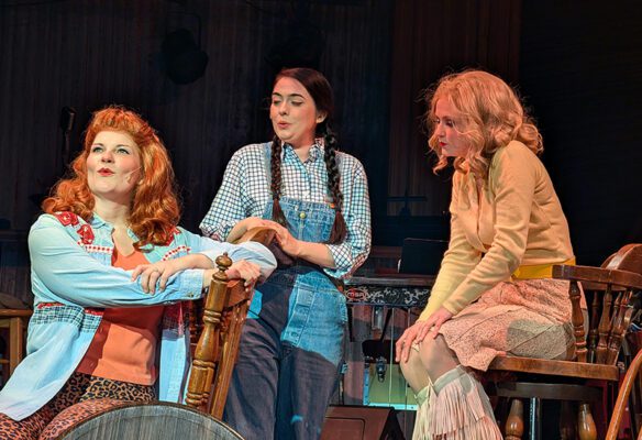 Syd Richardson, left, Jennifer Barnaba, and Hanna Marie Felver in "Honky Tonk Angels."