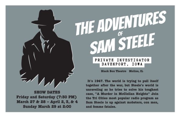 Jeff Adamson's new radio play opens Friday, March 27 at 7:30 p.m. at Black Box Theatre, 1623 5th Ave., Moline.