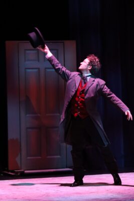 Dan Hale plays Dr. Jekyll and Mr. Hyde in the new one-man production of "Strange Case," at Galvin Fine Arts Center, Davenport, March 28 at 7 p.m. (photo by Miranda Richards).