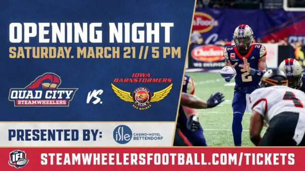 Quad City Steamwheelers Kick Off New Football Season Tonight