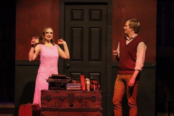 Stephanie Moeller and Danel Williams as Sally and Cliff.