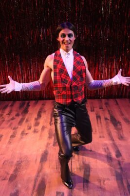 John Whitson plays the garish, androgynous Emcee in "Cabaret," which premiered on Broadway in 1966.