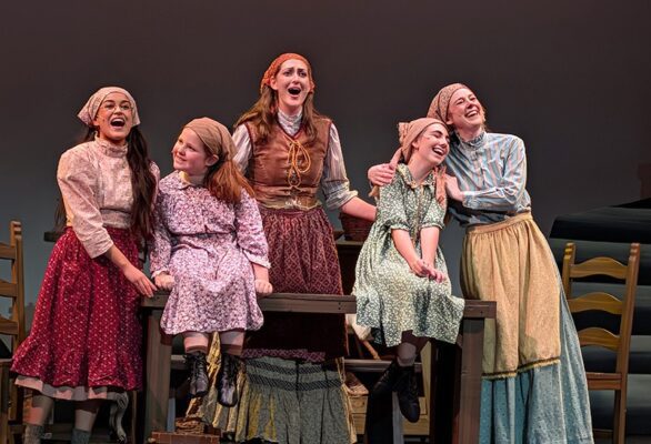 A scene from a new production of "Fiddler on the Roof" at Circa '21 Dinner Playhouse, Rock Island.