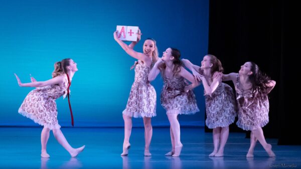 A previous company of Ballet Quad Cities performing "Quack, Quack, Quack," inspired by an Anne Frank story.
