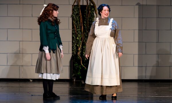 Abigail Bennett, left, as Mary, and Heather Foss as Martha in Spotlight's "The Secret Garden."